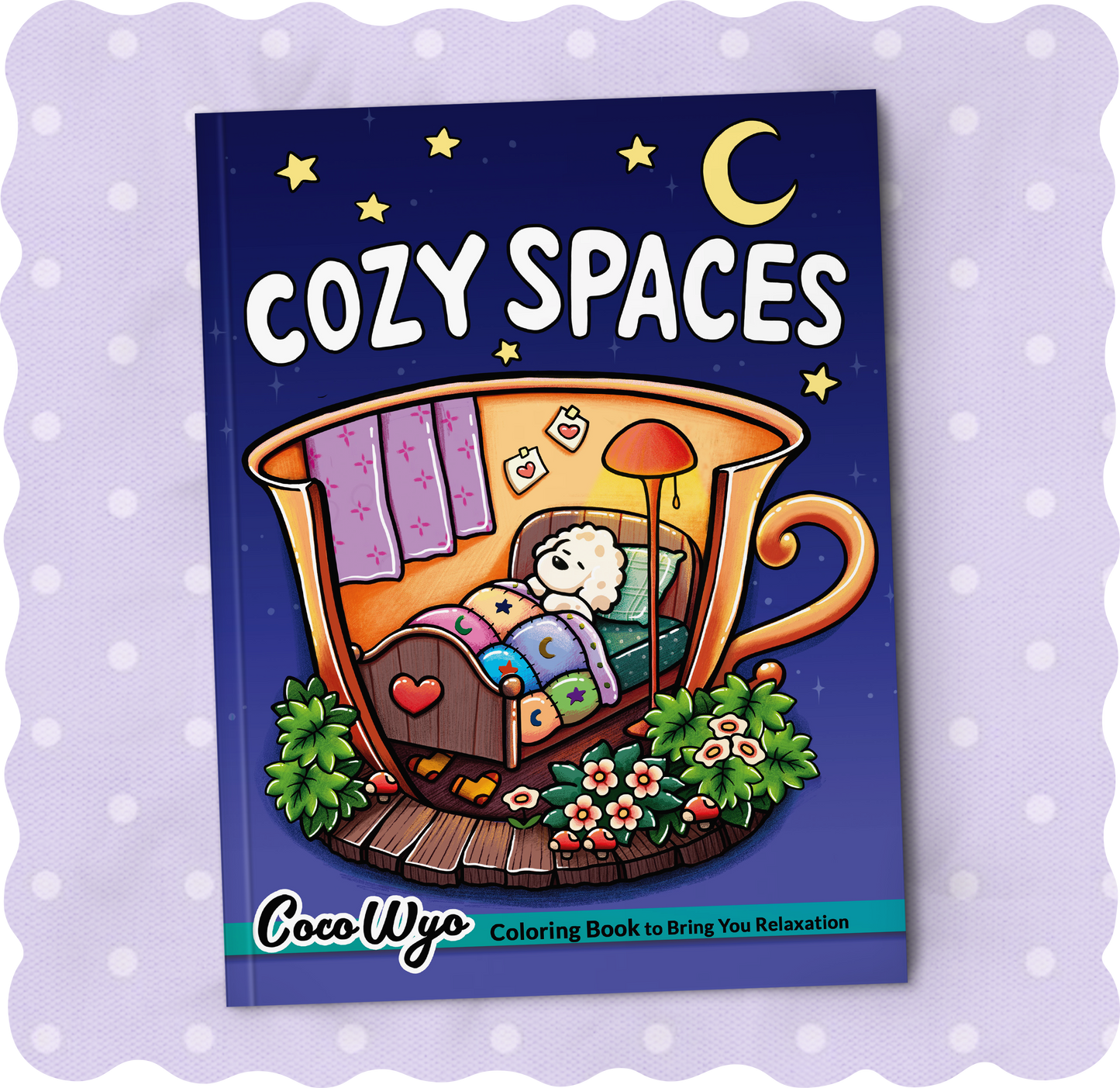 Cozy Spaces Livre de Coloriage