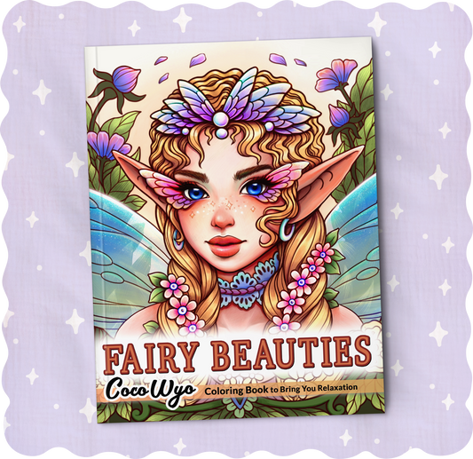 Fairy Beauties Livre de Coloriage