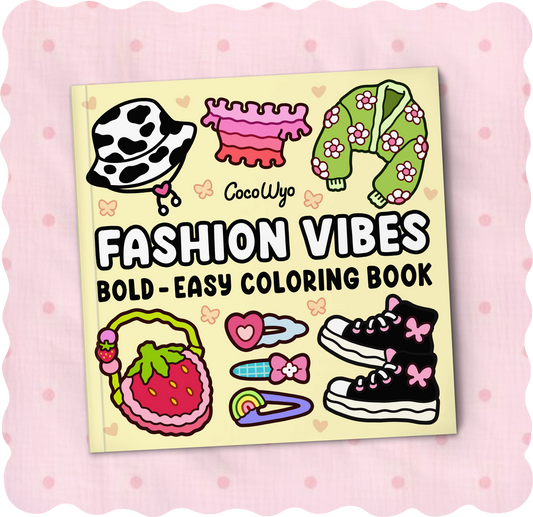 Fashion Vibes Livre de Coloriage