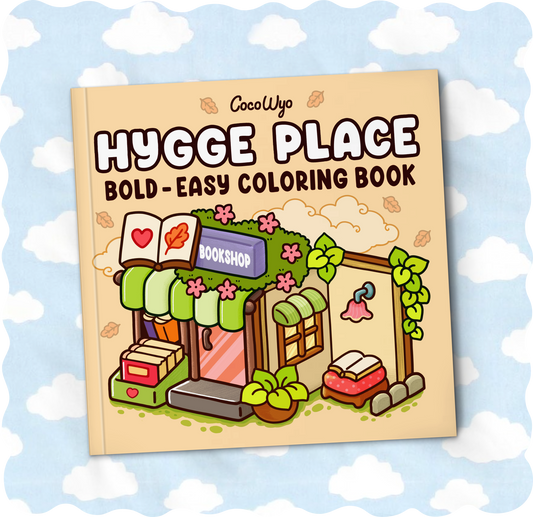 Hygge Place Livre de Coloriage