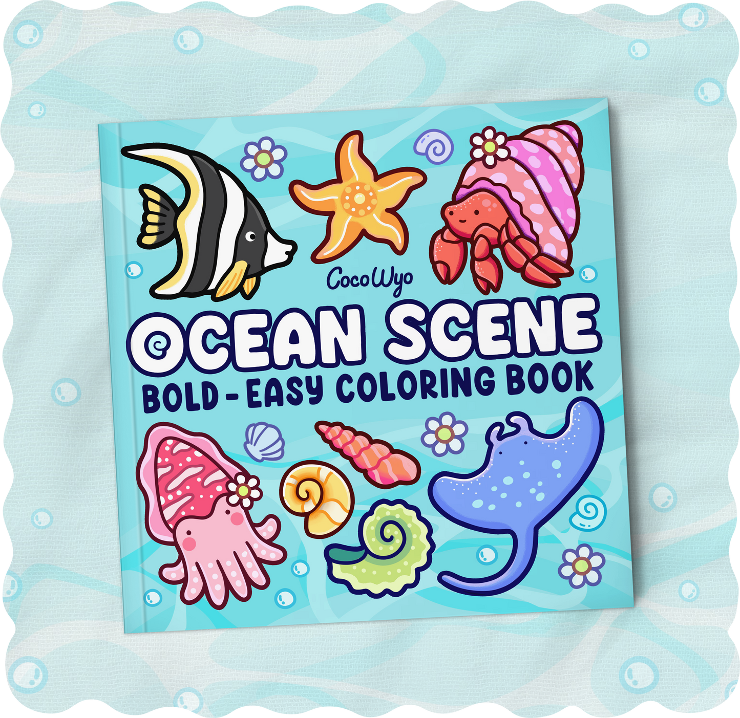 Ocean Scene Bold-Easy Livre de Coloriage