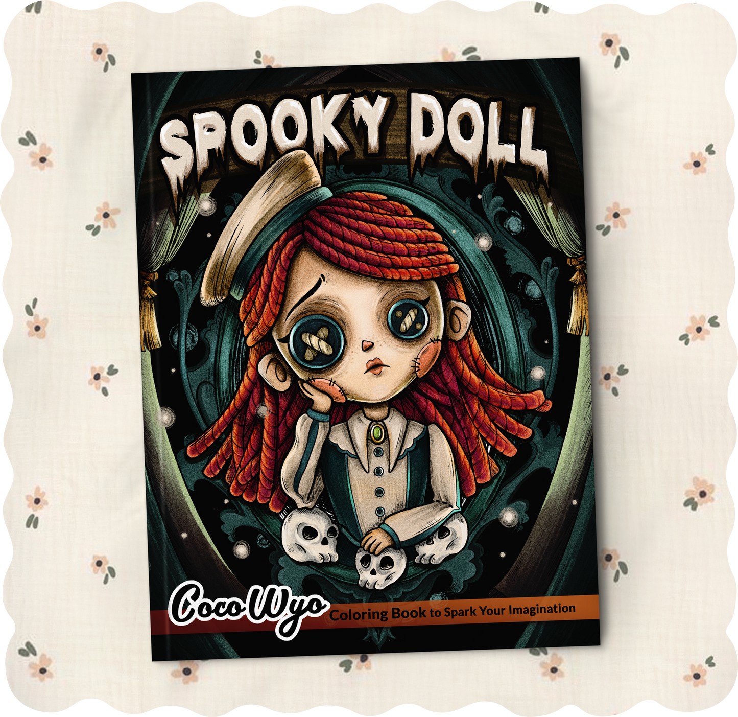 Spooky Doll Livre de Coloriage