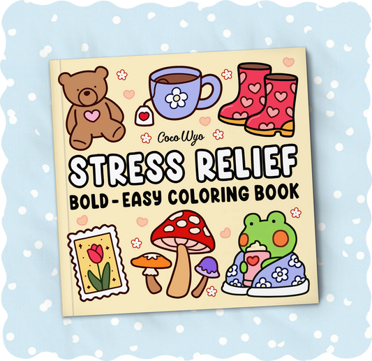 Stress Relief Livre de Coloriage