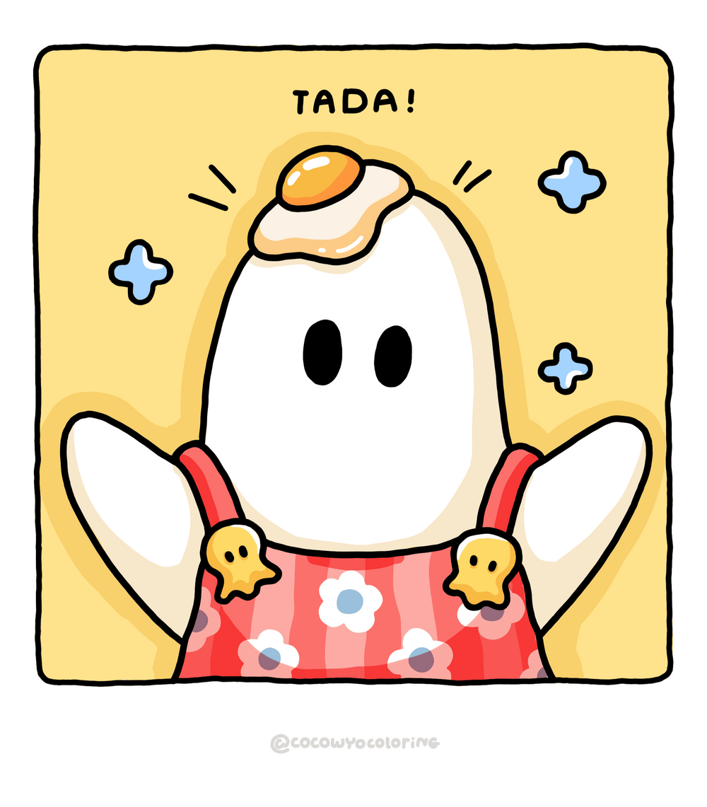 Fried Egg comic page 2 by Coco Wyo