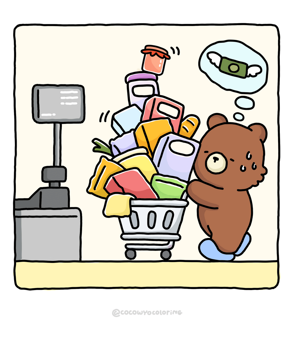 Grocery Day comic page 3 by Coco Wyo